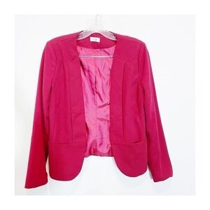 Tobi Red Open Blazer EUC SZ M